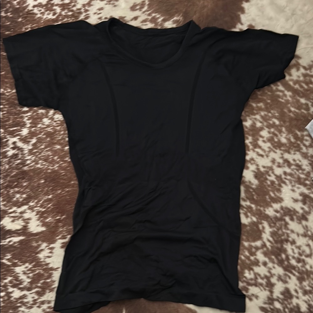 Amazon Black Fitted Short Sleeve T-Shirt
